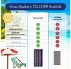ZOLLNER Strandtuch, Glattvelours (1-St), 100 x 200 cm, 100% Baumwolle, XXL, vom Hotelwäschespezialisten Bild 4