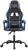 vidaXL Gaming-Stuhl Schwarz und Blau Kunstleder [3143866] Bild 3