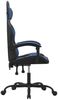 vidaXL Gaming-Stuhl Schwarz und Blau Kunstleder [3143866] Bild 4