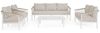 Gartencouchtisch Xinef - Aluminium Off-White, 115 x 68 cm Bild 3