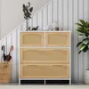 Kommode mit Schubladen, 80/38/80 cm, Schubladenkommode, Mehrzweckschrank Bild 3