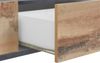 Dmora TV-Schrank Abina, niedriges Wohnzimmer-Sideboard mit 2 Türen, Fernsehständer-Basis, 100 % Made in Italy, 200 x 40 x 47 cm, Schiefer und Ahorn, Bild 4