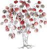 Gilde Wandrelief, Baum, "Love Tree", Metall, grau, rot, silberfarben, VE 1, L. 10 cm, B. 72 cm, H. 80 cm 74976 Bild 3