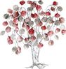 Gilde Wandrelief, Baum, "Love Tree", Metall, grau, rot, silberfarben, VE 1, L. 10 cm, B. 72 cm, H. 80 cm 74976 Bild 5