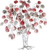 Gilde Wandrelief, Baum, "Love Tree", Metall, grau, rot, silberfarben, VE 1, L. 10 cm, B. 72 cm, H. 80 cm 74976 Bild 4