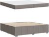 vidaXL Bettrahmen mit Matratze Taupe 200 x 200 cm Stoff 3398311 Bild 5