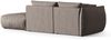 Micadoni Modulares Sofa Chris 3-Sitzer Rechts Strukturierter Stoff Warmes Grau Bild 3
