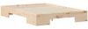 vidaXL Bettgestell Braun 140 x 190 cm 873034 Bild 4
