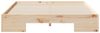 vidaXL Bettgestell Braun 140 x 190 cm 873034 Bild 5