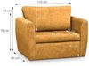 Beautysofa Relaxsessel Kamel (1-Sitzer Sofa Schlafsessel, Relaxsessel für Wohnzimmer) Bild 2