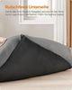 Feandrea Hundebett, Hundekorb mit Wendekissen, 70 x 55 x 21 cm, grau Bild 4