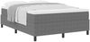 vidaXL Boxspringbett Hellgrau und Weiß 140 x 200 cm Cordstoff 3337467 Bild 3