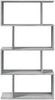 vidaXL Raumteiler-Bücherregal 4 Böden Grau Sonoma 70x24x129 cm 858107 Bild 5