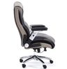 Chefsessel >Rayleigh< in Schwarz Beige aus Metall - 78x116x79cm (BxHxT) Bild 4