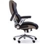 Chefsessel >Rayleigh< in Schwarz Beige aus Metall - 78x116x79cm (BxHxT) Bild 3