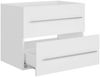 vidaXL Waschbeckenunterschrank Weiß 60x38,5x48 cm Holzwerkstoff 804692 Bild 5