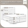Best for Home Boxspringbett Boxspringbett Trinity K-7 mit Bettkasten & 7 cm Topper, H3 Komfort (140x200 160x200 180x200 200x200 cm), Handwerksqualität, TOP Preis-Leistungs-Verhältnis Bild 2