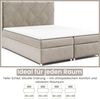 Best for Home Boxspringbett Boxspringbett Trinity K-7 mit Bettkasten & 7 cm Topper, H3 Komfort (140x200 160x200 180x200 200x200 cm), Handwerksqualität, TOP Preis-Leistungs-Verhältnis Bild 4