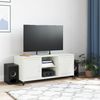 vidaXL TV-Schrank Weiß 100,5x39x43,5 cm Stahl 846667 Bild 3