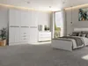 Vente-unique - PEROLI Wardrobe and walk-in wardrobe Holz, Platte Weiß - B 46,5 cm x H 206 cm x L 180 cm Bild 5