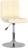 vidaXL Esszimmerstühle 2 Stk. Drehbar Creme Stoff [334211] Bild 3