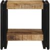 vidaXL Couchtisch Braun 40 x 40 x 38 cm Massivholz Mango 4102724 Bild 4