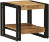 vidaXL Couchtisch Braun 40 x 40 x 38 cm Massivholz Mango 4102724 Bild 2