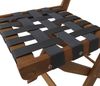 Garten-Set HWC-P70, Sitzgruppe Balkon-Set Garnitur 2x Stuhl Tisch, Seilgeflecht Akazie Holz klappbar ~ natur, grau Bild 5