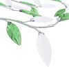 vidaXL Deckenleuchte mit Acrylglas-Blätter für 5 x E14-Lampen Grün 289241 Bild 4