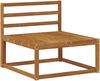 vidaXL Outdoor-Sofagarnitur 4 pcs Natur Massivholz Akazie 3382522 Bild 3