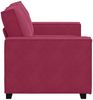 vidaXL 2-Sitzer-Sofa Weinrot 160x78x84 cm Samt 4105014 Bild 5