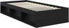 vidaXL Bettrahmen Schwarz 90 x 190 cm Massives Kiefernholz 3411464 Bild 5