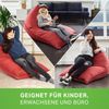 Green Bean® Sitzsack "Triangle" 150x100x100cm mit 220 Liter EPS-Perlen Füllung - Kuschelig Weich Waschbar - Rot Bild 2
