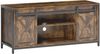 TV-Schrank 120x40x54 cm Braun, industrieller Stil mit Schiebetüren und Kabelmanagement Bild 2