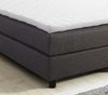 Boxspringbett Boxbett Glenn 1 Tablet Hotelbett 140x200 Bett Topper  grau Bild 3