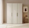 Selsey 'Frame' Kleiderschrank 3-türig mit Kleiderstange und Schubladen, greige 200 x 150 x 57 cm Bild 2