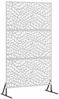 vidaXL Sichtschutz Grau 100 x 50 x 180 cm Stahl 868560 Bild 2