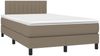 vidaXL Boxspringbett mit Matratze & LED Taupe 120x190 cm Stoff 3270057 Bild 3