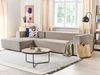 3 Sitzer Sofa VERNON Samtstoff Taupe Rechtsseitig Bild 3