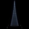 vidaXL LED-Weihnachtsbaum mit 555 LEDs Kaltweiß 500 cm Metall 42018796 Bild 5