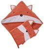 vertbaudet Kapuzenhandtuch Baby-Set: Badetuch und Waschhandschuh FUCHS Bild 4