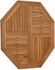 vidaXL Tischplatte 90x90x2,5 cm Achteckig Massivholz Teak 366667 Bild 3