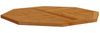 vidaXL Tischplatte 90x90x2,5 cm Achteckig Massivholz Teak 366667 Bild 4