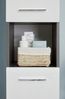 INOSIGN Badmöbel-Set Sovana, (Set, 3-St), Hochschrank, Waschtisch und Spiegelschrank mit Beleuchtung Bild 2