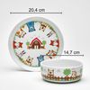 Van Well Kindergeschirr Set 3-teilig Fuchs und Freunde Bild 4