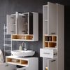 Vicco 'Beatrice' Hochschrank, Spanplatte, 38 x 190 x 30 cm, Weiß / Sonoma Eiche Bild 5