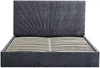 Vente-unique - RIBIOLA Bett Stoff Grau - B 213 cm x H 110 cm x L 188 cm Bild 4