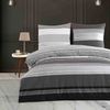 Buymax Bettwäsche, Renforcé, 3 teilig, Bettbezug-Set 200x200 cm 100% Baumwolle mit Reißverschluss, Streifen Bild 4