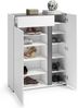 KITALY Schuhschrank in wei, Holzwerkstoff - 91x115x34cm (BxHxT) (1-St) Bild 3