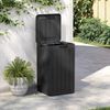 vidaXL Outdoor-Mülltonne Anthrazit 38x38x65 cm PP 364224 Bild 3